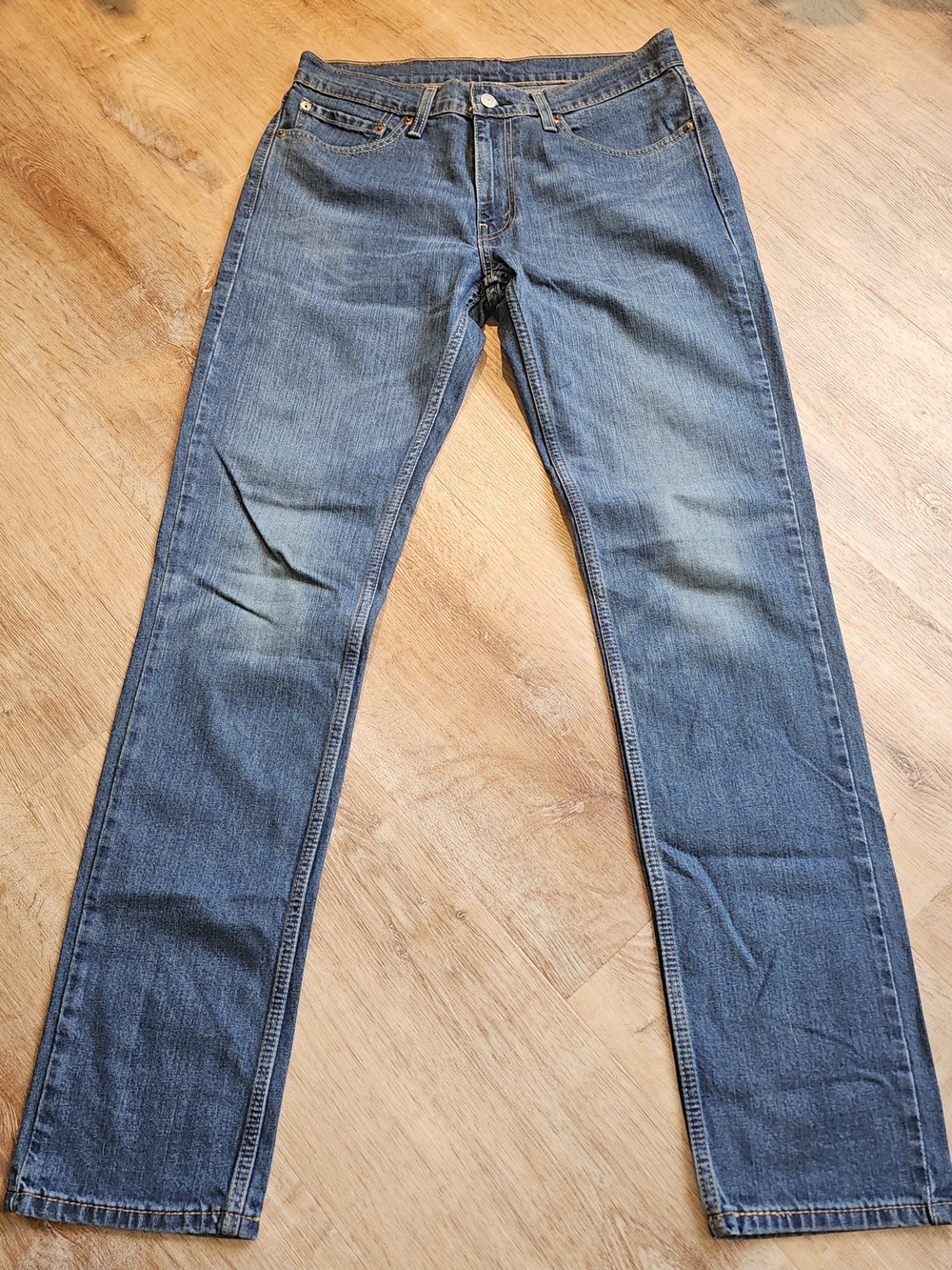 Levi's 511 Slim Fit Men's Blue Wash Denim Jeans 33x34 NWOT